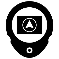 Handheld gps © Prosymbols