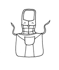 Apron set for men in graphics