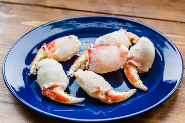 Crab meat, seafood, food, food and dishes, sea food, healthy food and cooking