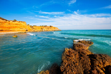 Ibiza island Platja Es bol Nou beach Ses Salines