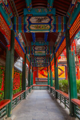 Fototapeta na wymiar Tianhou Palace is a famous Taoist temple, built to worship 