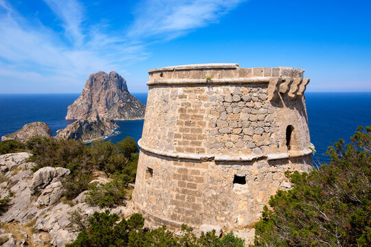 Ibiza Es Vedra view from Torre des Savinar Tower