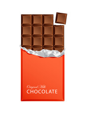 milk candy chocolate bars in vintage bar wrappers.