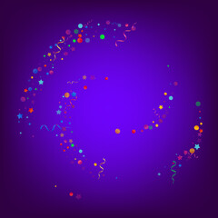 Obraz premium Colored Spiral Paper Vector Blue Background. 