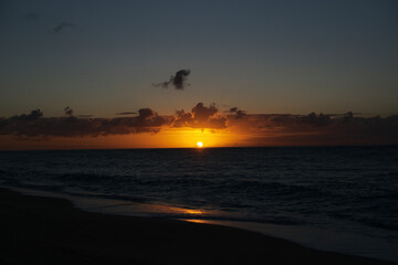 Fototapeta premium sunset on the beach