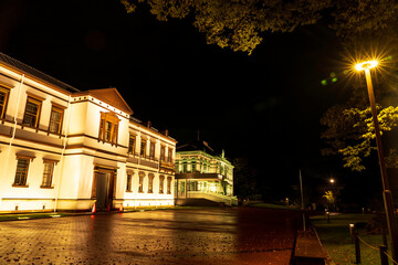 Naklejka premium ライトアップされた国立工芸館