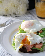 the poached egg European Breakfast 