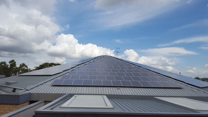 Modern solar electricity roof panel