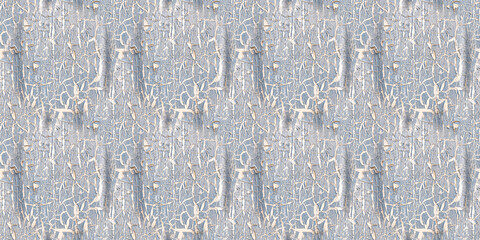 Seamless Cracked Wood. Worn Broken Frame. Rough 