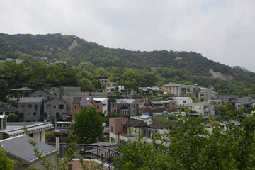 Obraz premium Buam-dong alley scenery 부암동 골목 풍경