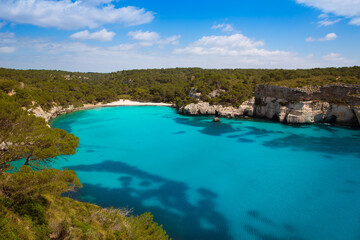 Cala Macarella Menorca turquoise Balearic Mediterranean