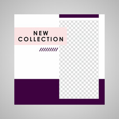 Set of sale banner template design. Editable post template social media banners for digital marketing. Vector illustration.