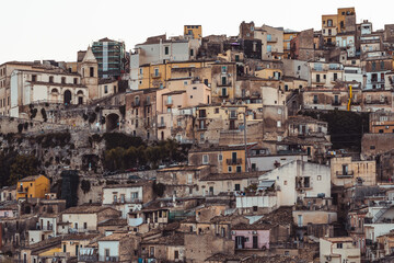 Fototapeta na wymiar Village view in Sicily
