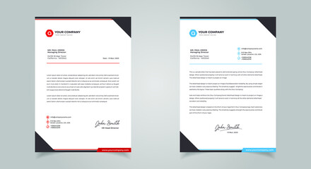 Abstract Letterhead Design Modern Business Letterhead Design Template
