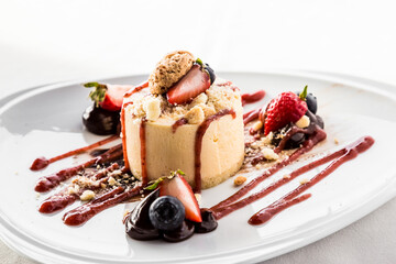 White chocolate cheese cake