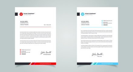 Abstract Letterhead Design Modern Business Letterhead Design Template
