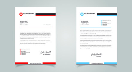 Abstract Letterhead Design Modern Business Letterhead Design Template
