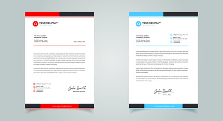 Abstract Letterhead Design Modern Business Letterhead Design Template
