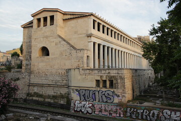 Fototapeta premium Greek building in Athens