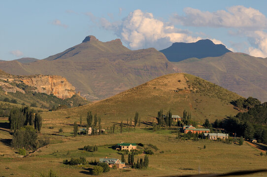 Rural landscape near Clarens, South Africa
