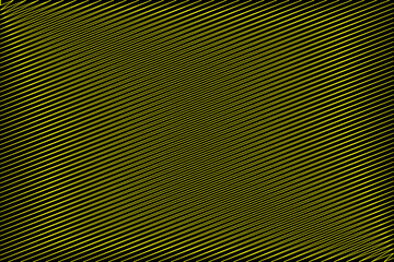 Simple striped background - black and yellow - scribble sketch vector pattern
