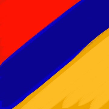 illustrated Armenian national flag, illustration