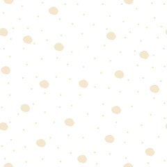 Seamless Pattern with big bubbles on pastel blue