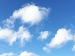 空と雲の青空背景