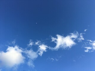 空と雲の青空背景