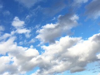 空と雲の青空背景