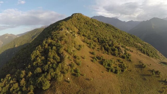 Caucasus, Ossetia. Archon Gorge. Autumn landscape.