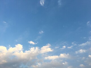 空と雲の青空背景