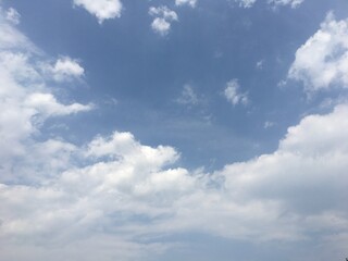 空と雲の青空背景