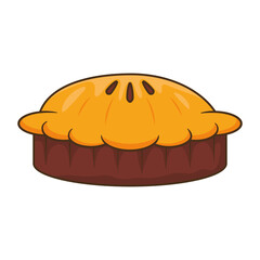 thanksgiving sweet pie delicious icon