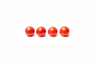 A very decent picture of small tomatoes
