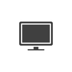 Computer display vector icon