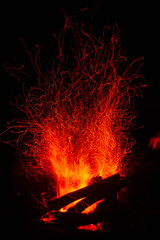 fire, flame, hot, heat, burn, black, red, burning, orange, abstract, bonfire, light, flames, fireplace, inferno, yellow, danger, blaze, warm, fiery, energy, texture, night, campfire, smoke