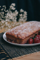 homemade strawberry cake