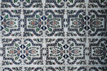 Carreaux carrelage au sol avec motif coloré - Arrière plan matière