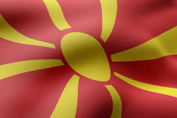 Macedonia 3d flag