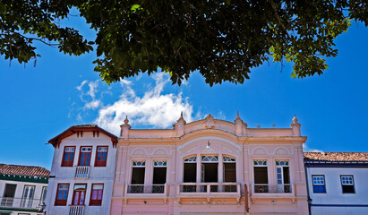 Naklejka premium Old building in Diamantina, Minas Gerais, Brazil