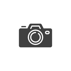 Photo camera vector icon