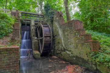 Ruine einer historischen Mühle in der Berkelaue bei Billerbeck