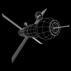 Space station communications satellite