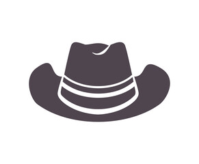 cowboy western hat icon vector isolated
