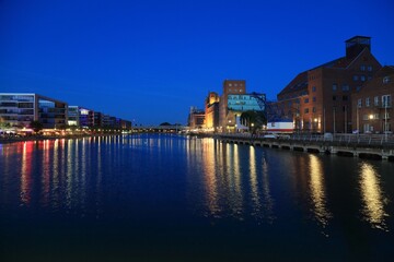 Fototapeta premium Night Duisburg