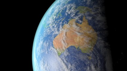 Australia seen from space © Fox_Dsign
