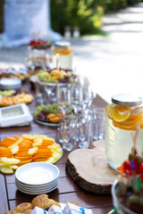 table setting for a wedding reception