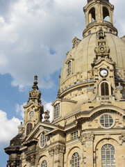 Fototapeta na wymiar cathedral of dresden in germay
