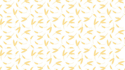 Wheat pattern wallpaper. oat symbol. free space for text. rice sign. Rice pattern wallpaper.